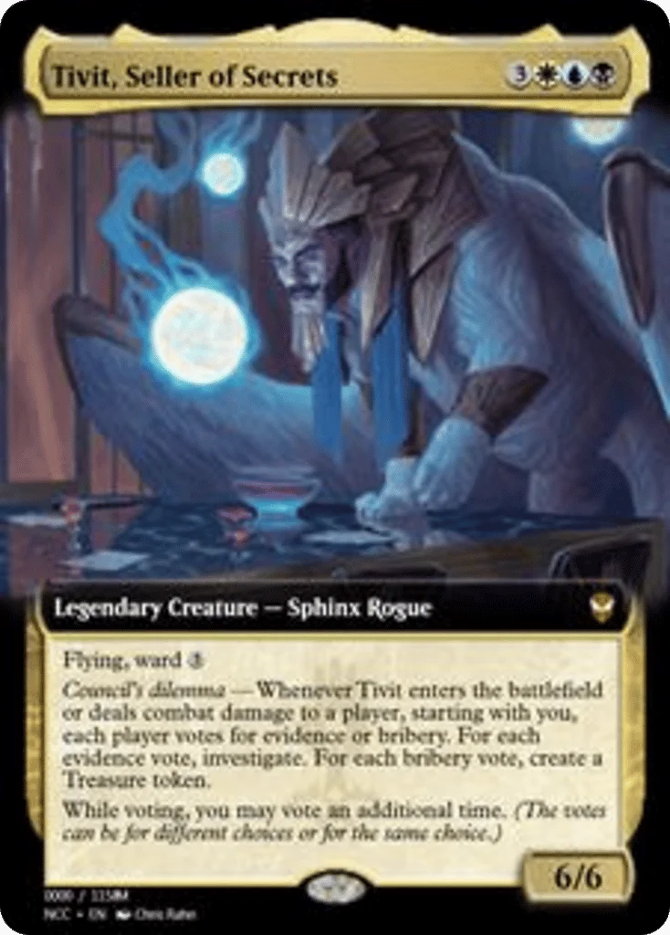 Tivit, Seller of Secrets · Magic Online Promos