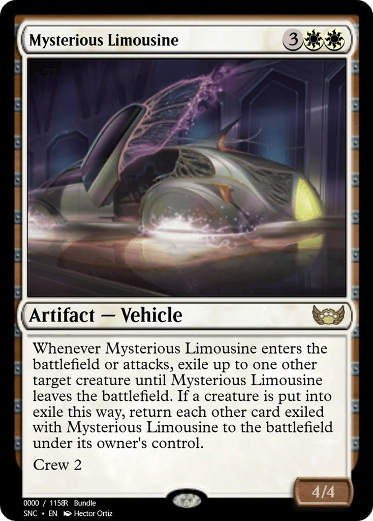Mysterious Limousine · Magic Online Promos