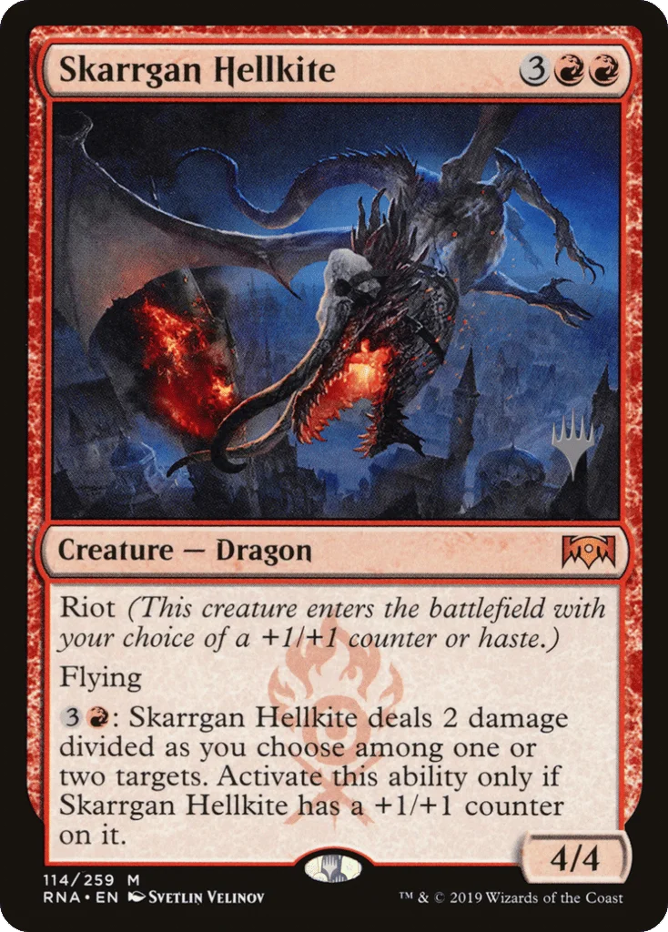 Skarrgan Hellkite · Ravnica Allegiance Promos