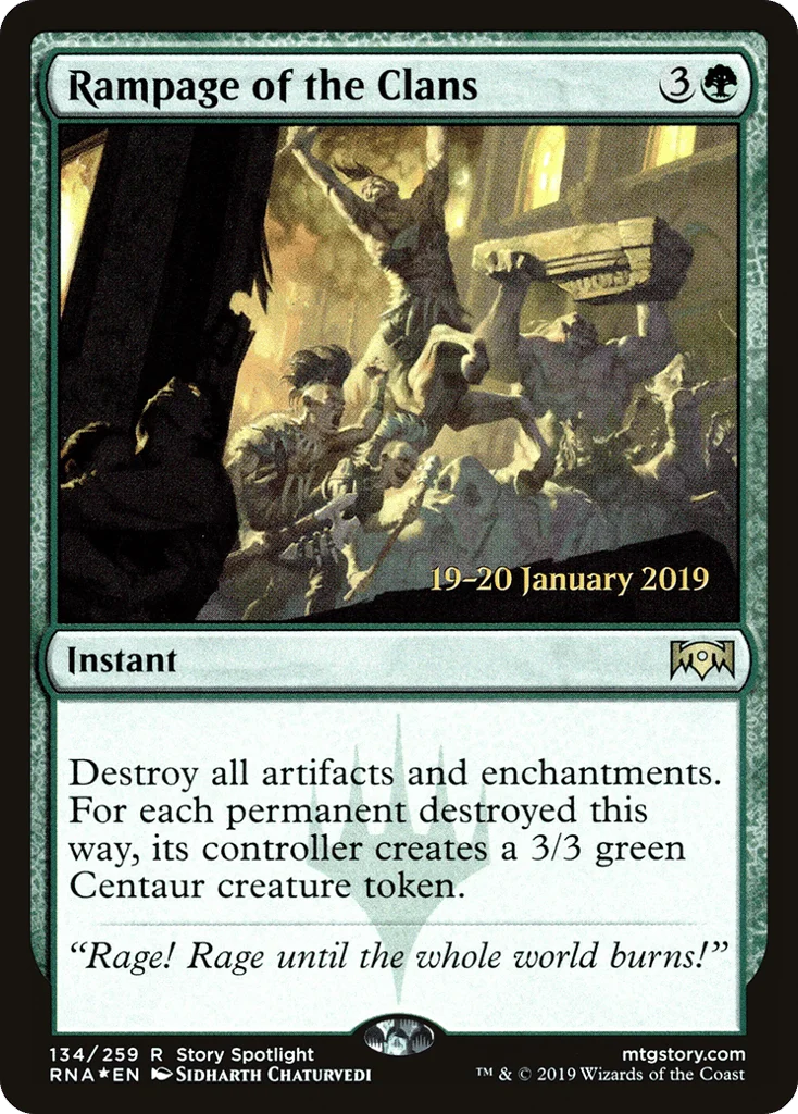 Rampage of the Clans · Ravnica Allegiance Promos