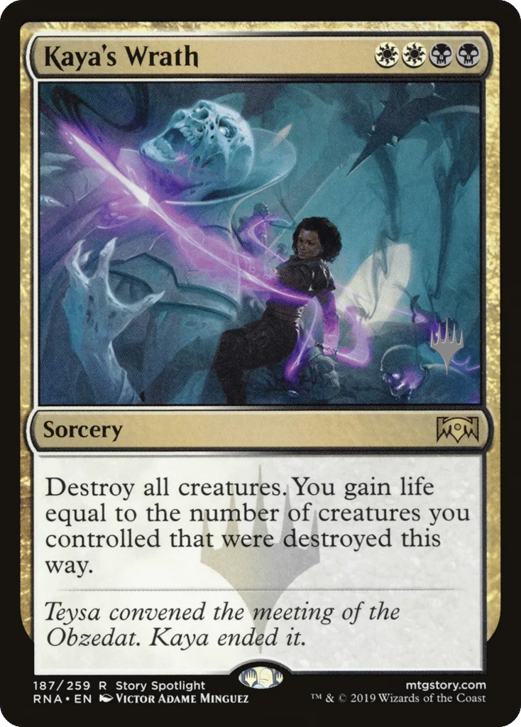 Kaya's Wrath · Ravnica Allegiance Promos