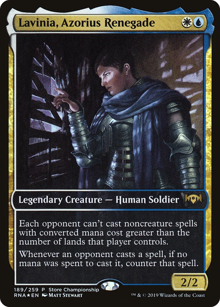Lavinia, Azorius Renegade · Ravnica Allegiance Promos