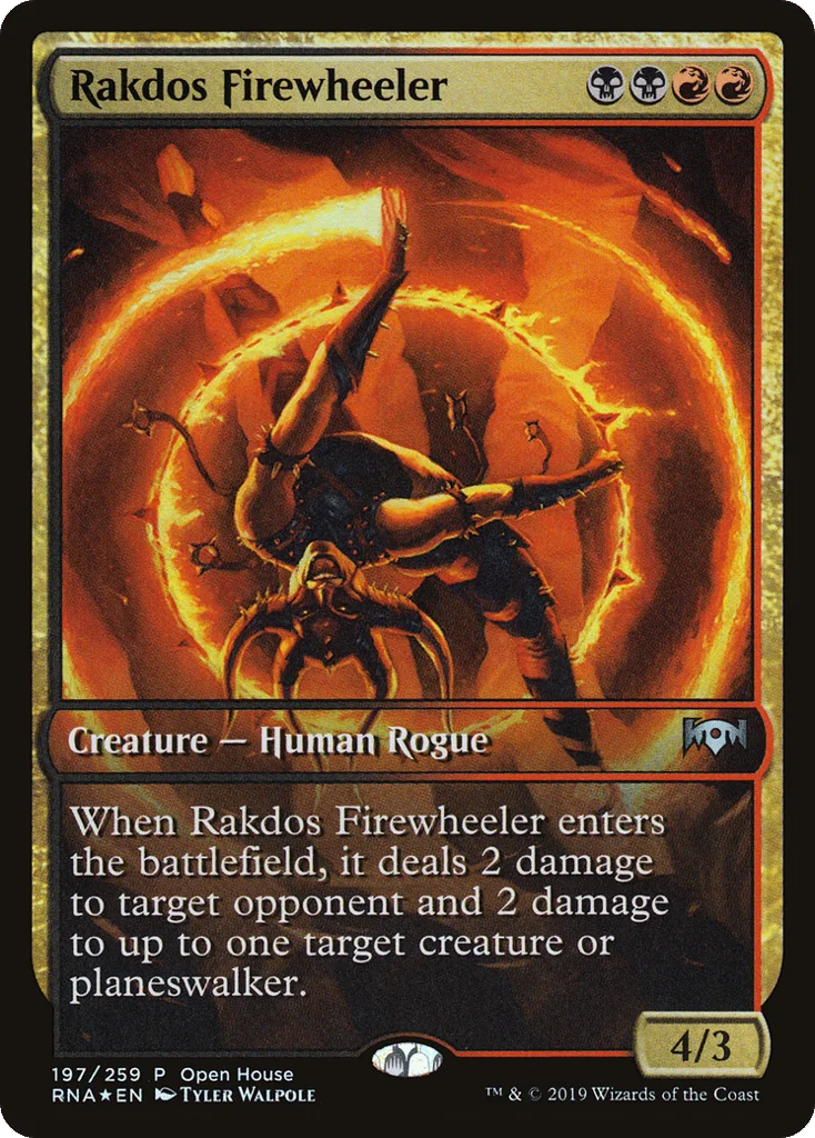 Rakdos Firewheeler · Ravnica Allegiance Promos