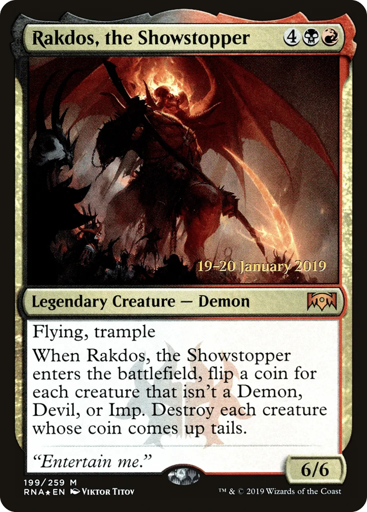 Rakdos, the Showstopper · Ravnica Allegiance Promos