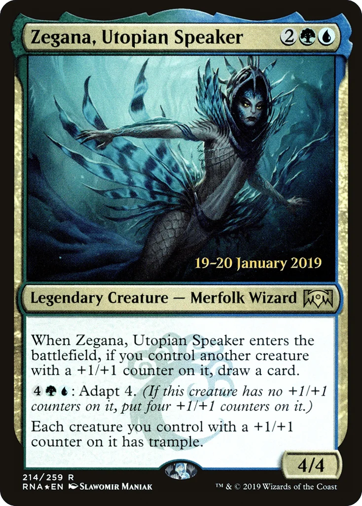 Zegana, Utopian Speaker · Ravnica Allegiance Promos