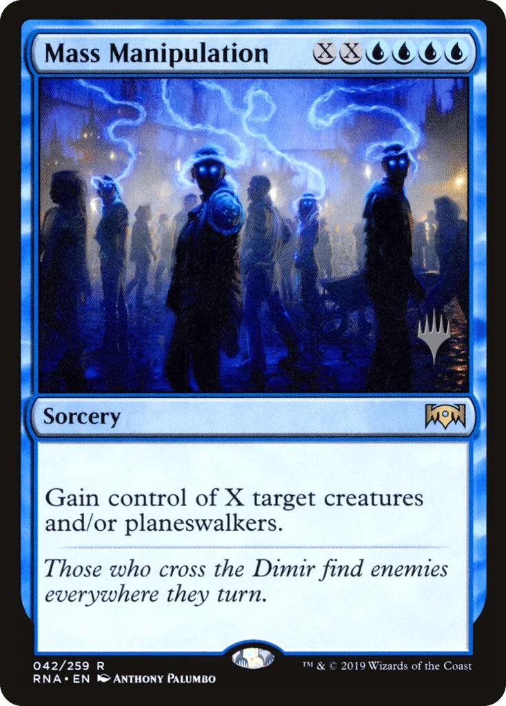Mass Manipulation · Ravnica Allegiance Promos