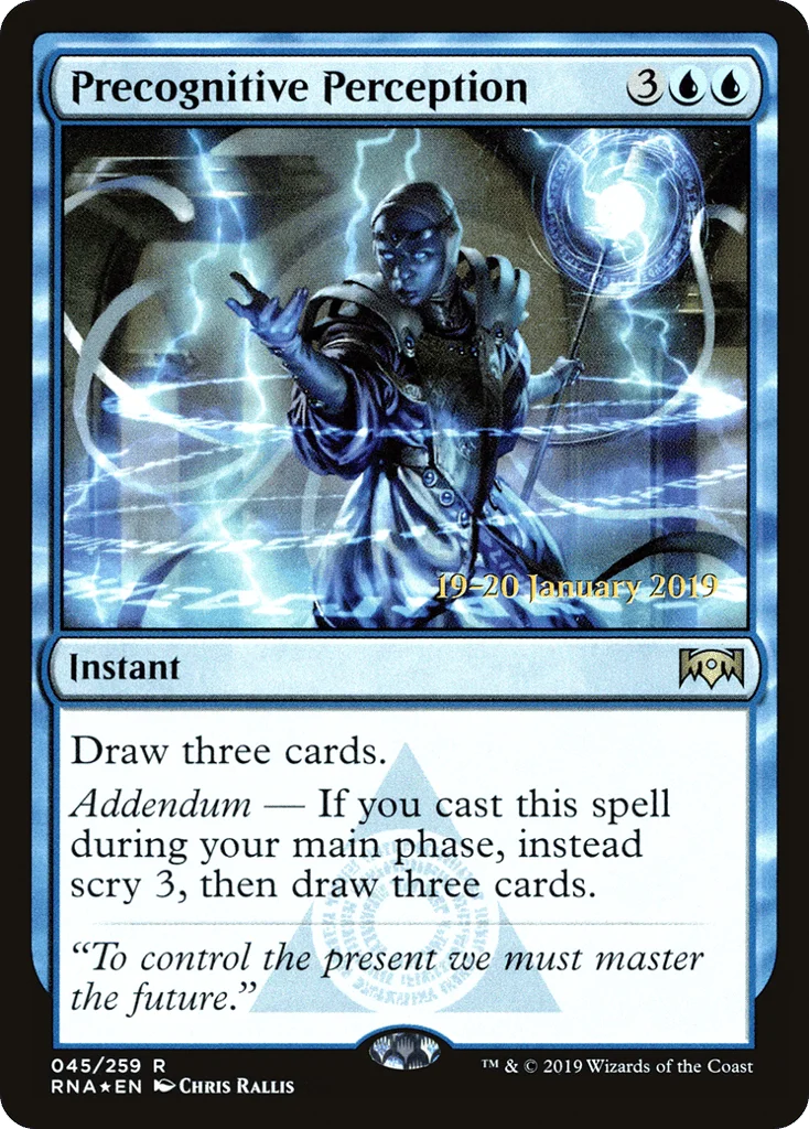 Precognitive Perception · Ravnica Allegiance Promos