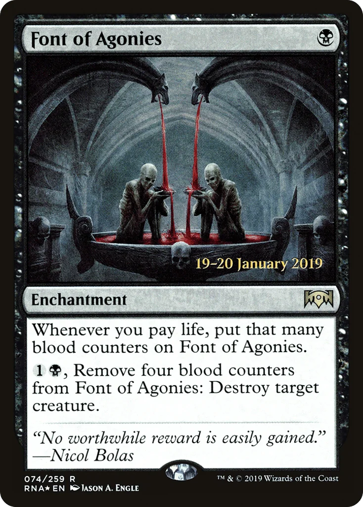 Font of Agonies · Ravnica Allegiance Promos