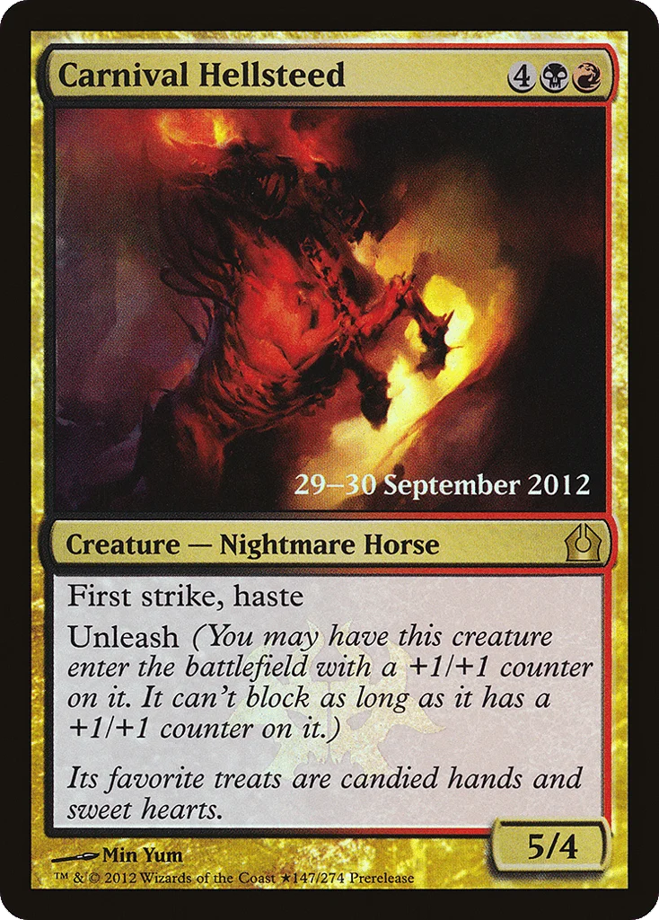 Carnival Hellsteed · Return to Ravnica Promos