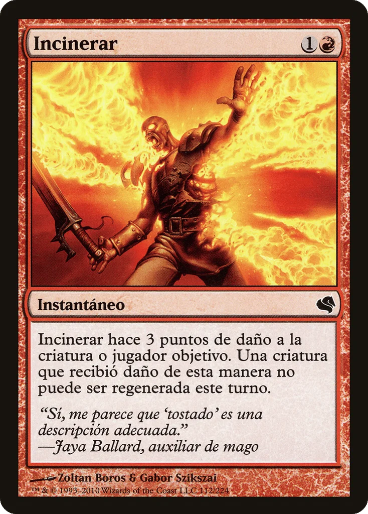 Incinerate · Salvat 2011