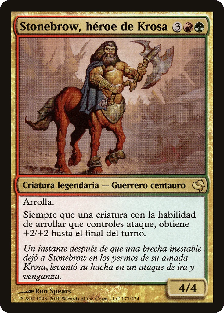 Stonebrow, Krosan Hero · Salvat 2011