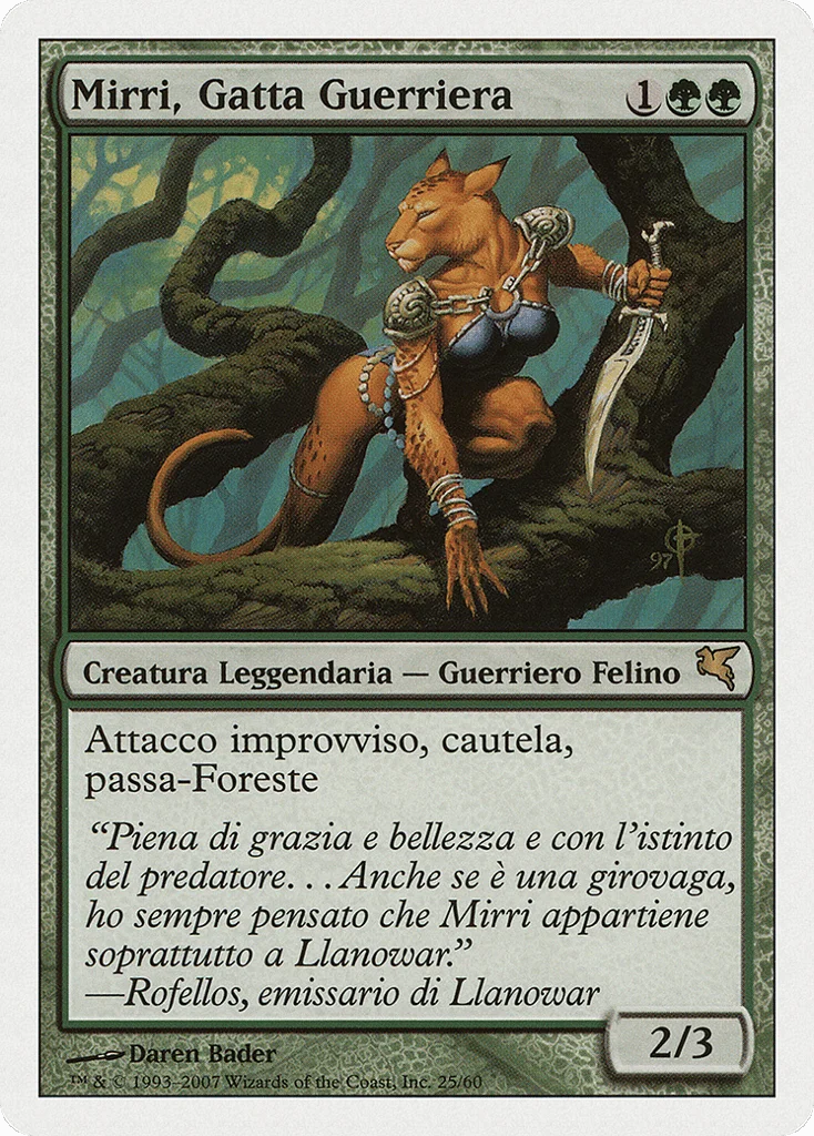 Mirri, Cat Warrior · Salvat 2005