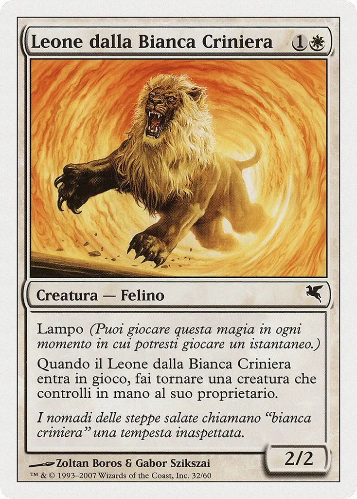 Whitemane Lion · Salvat 2005