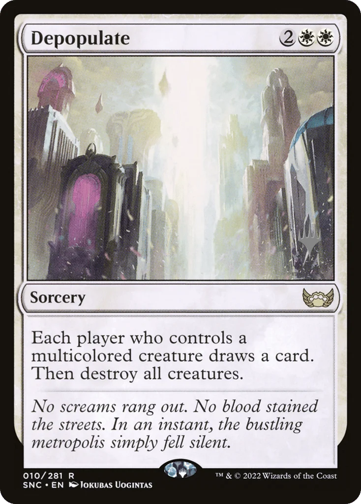 Depopulate · Streets of New Capenna Promos