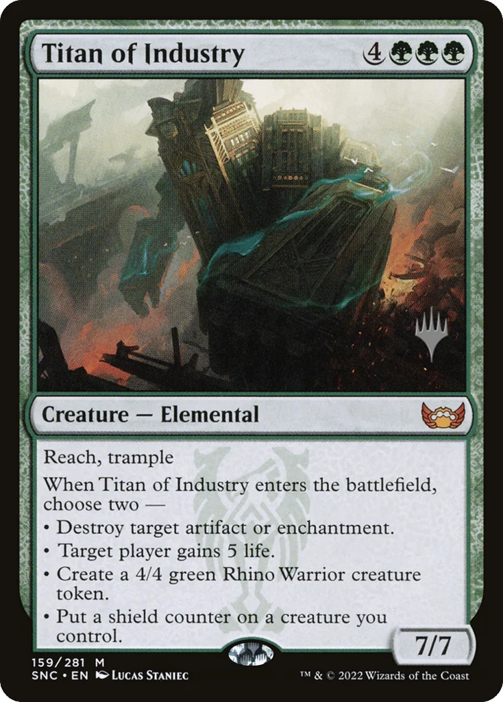 Titan of Industry · Streets of New Capenna Promos