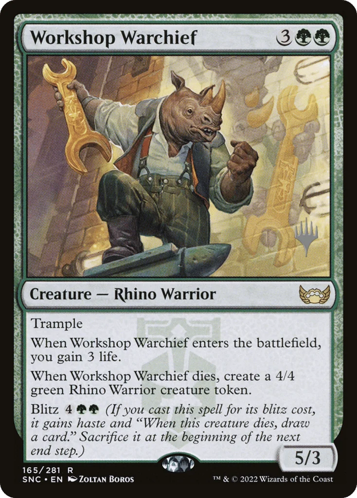 Workshop Warchief · Streets of New Capenna Promos
