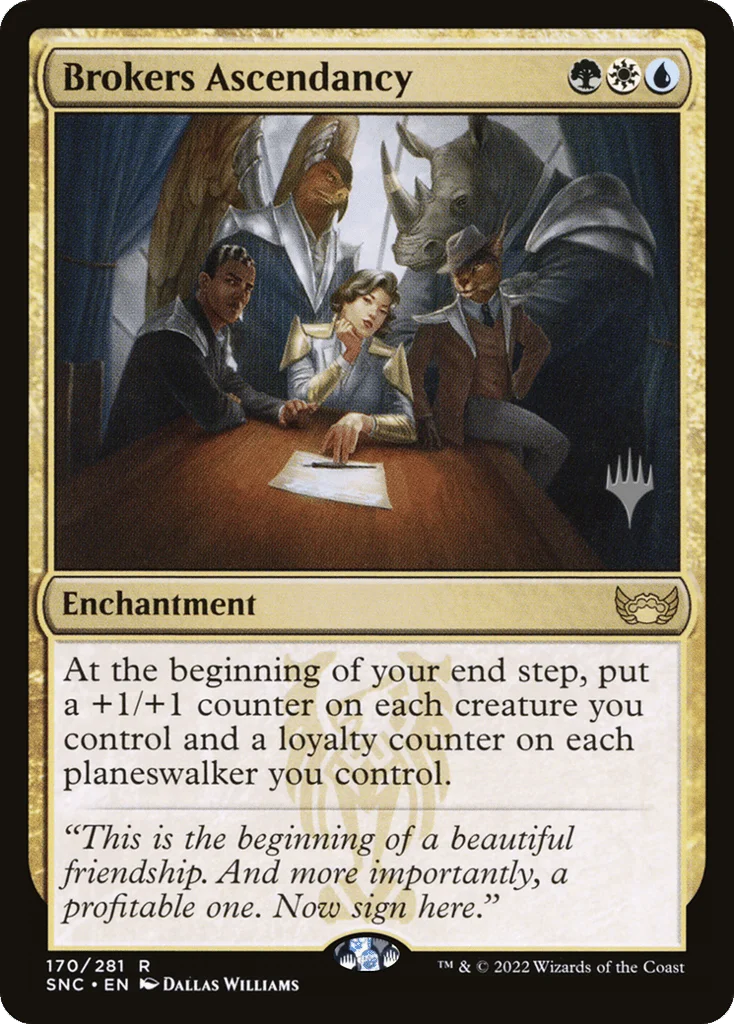Brokers Ascendancy · Streets of New Capenna Promos