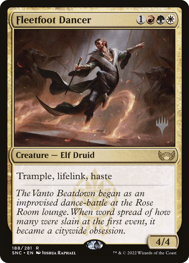 Fleetfoot Dancer · Streets of New Capenna Promos