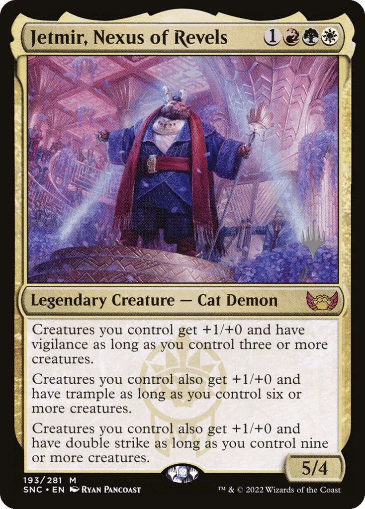 Jetmir, Nexus of Revels · Streets of New Capenna Promos