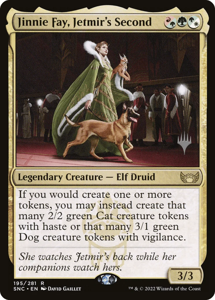 Jinnie Fay, Jetmir's Second · Streets of New Capenna Promos