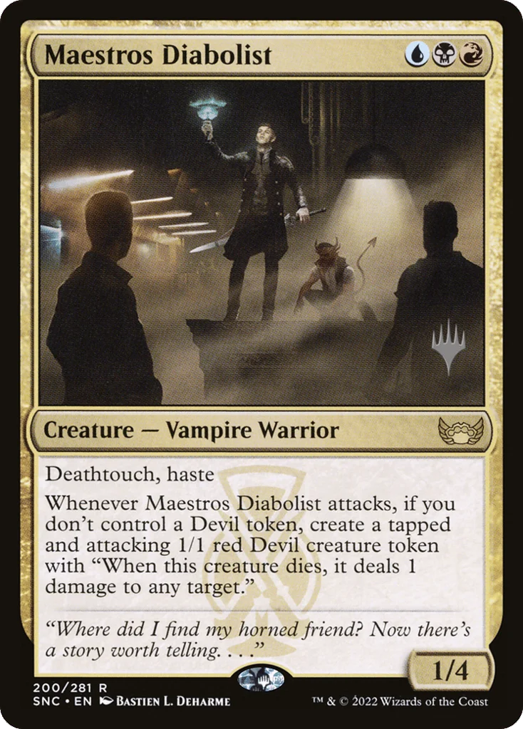 Maestros Diabolist · Streets of New Capenna Promos
