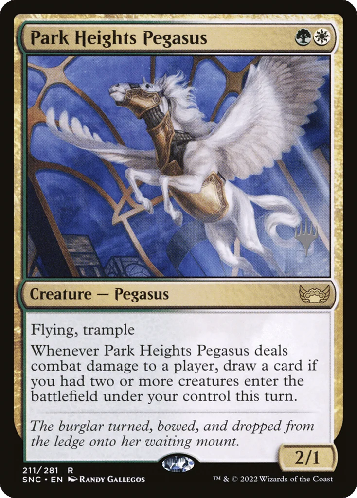 Park Heights Pegasus · Streets of New Capenna Promos