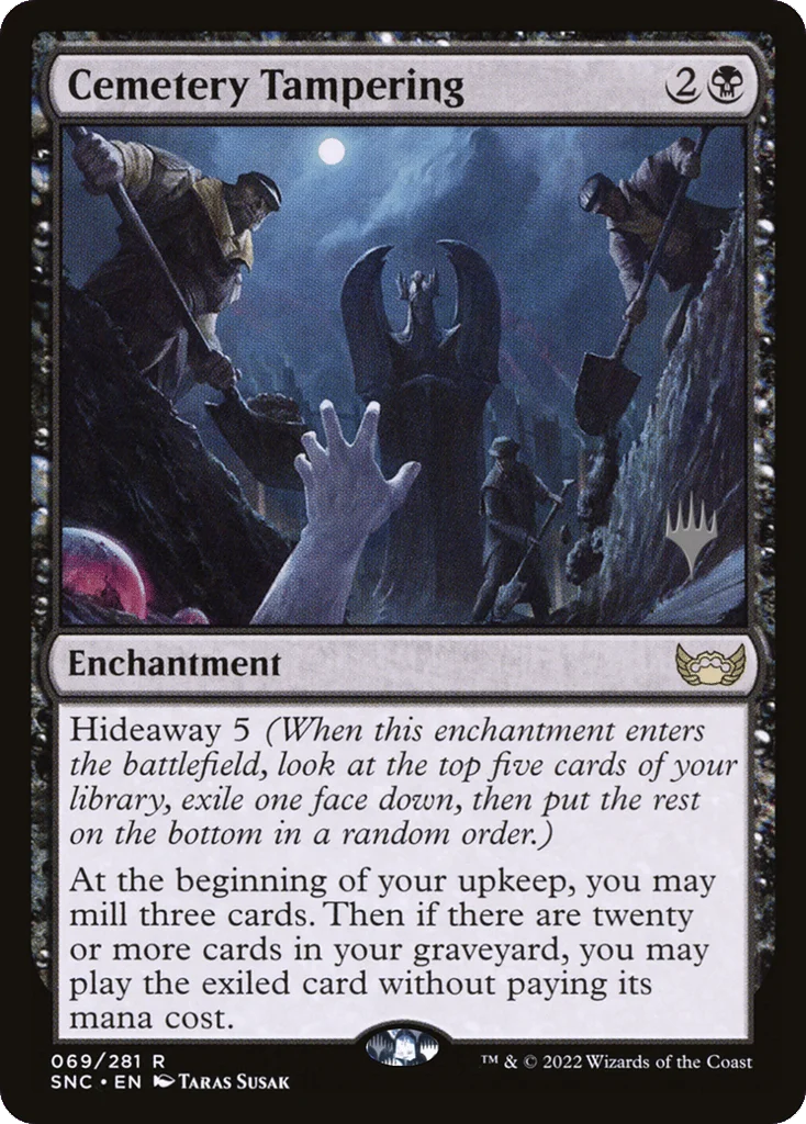 Cemetery Tampering · Streets of New Capenna Promos