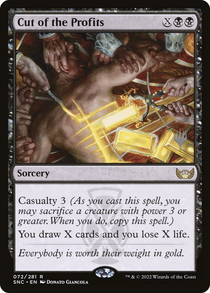 Cut of the Profits · Streets of New Capenna Promos