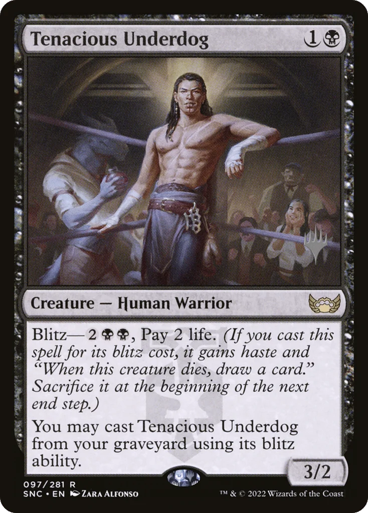 Tenacious Underdog · Streets of New Capenna Promos