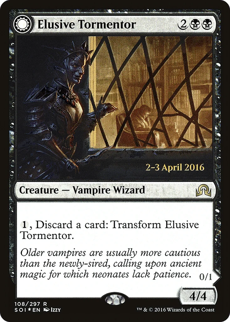 Elusive Tormentor // Insidious Mist · Shadows over Innistrad Promos