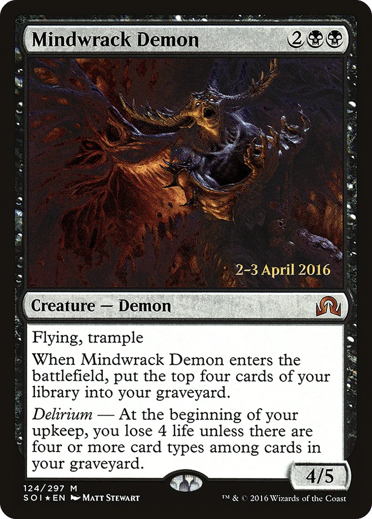 Mindwrack Demon · Shadows over Innistrad Promos