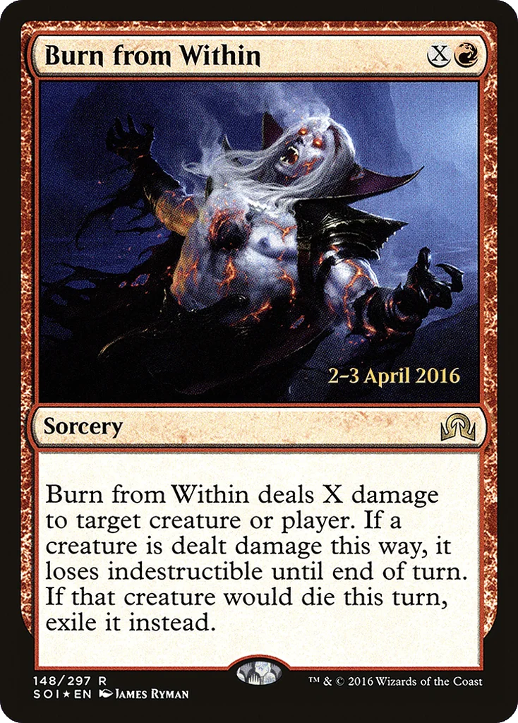 Burn from Within · Shadows over Innistrad Promos
