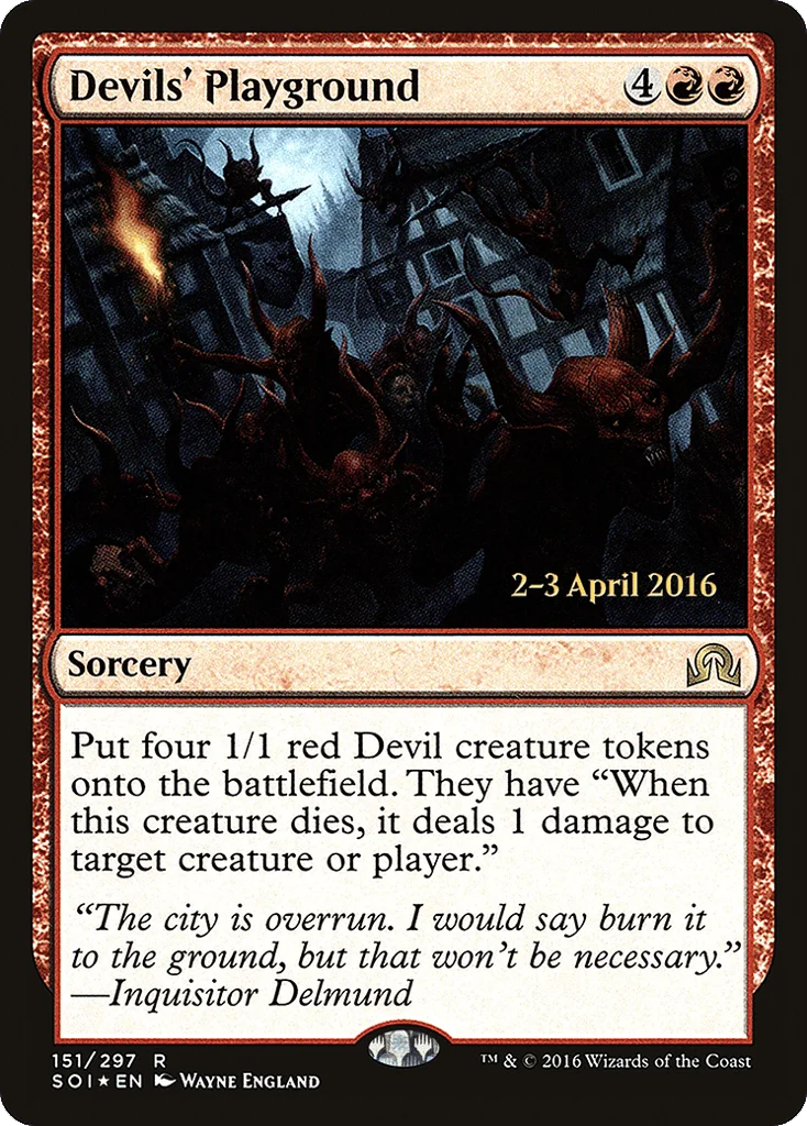 Devils' Playground · Shadows over Innistrad Promos