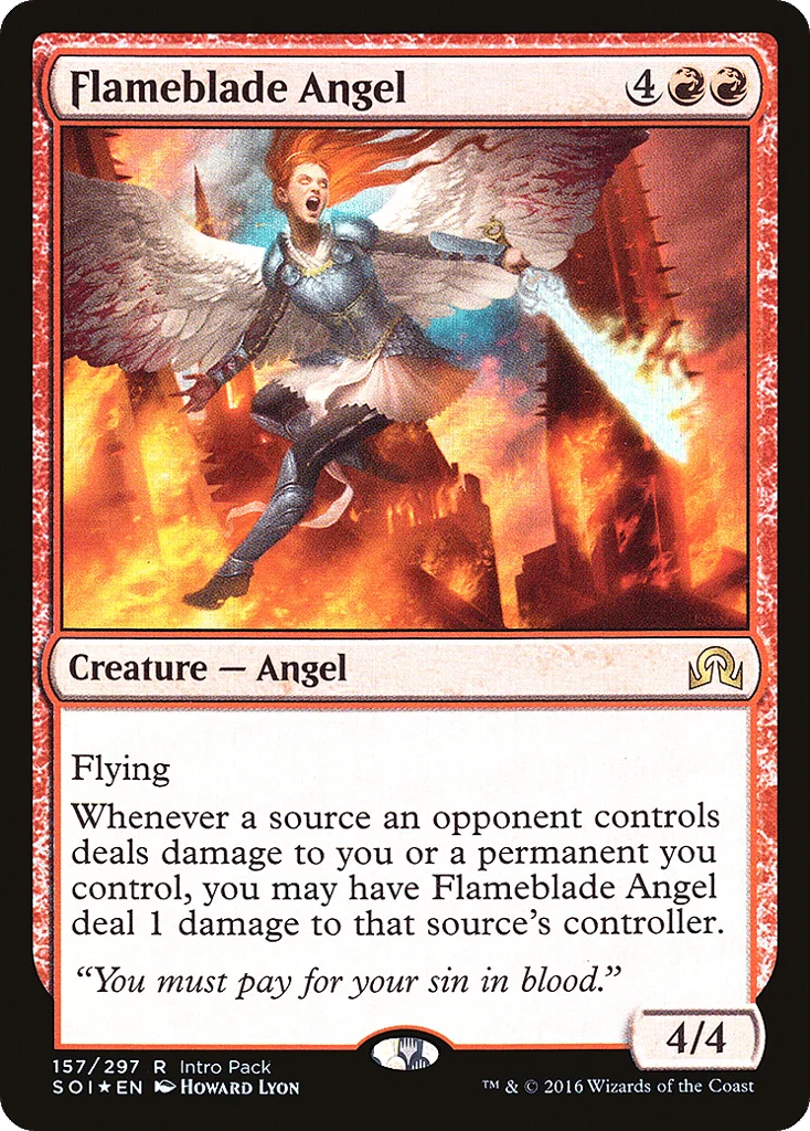 Flameblade Angel · Shadows over Innistrad Promos