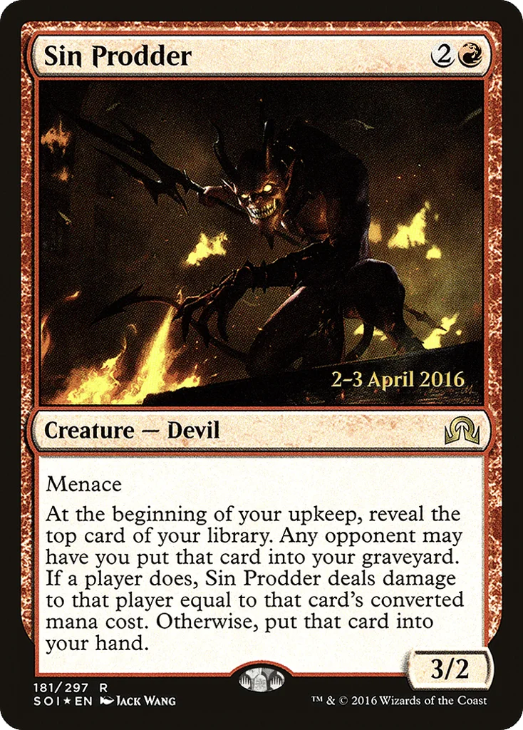 Sin Prodder · Shadows over Innistrad Promos