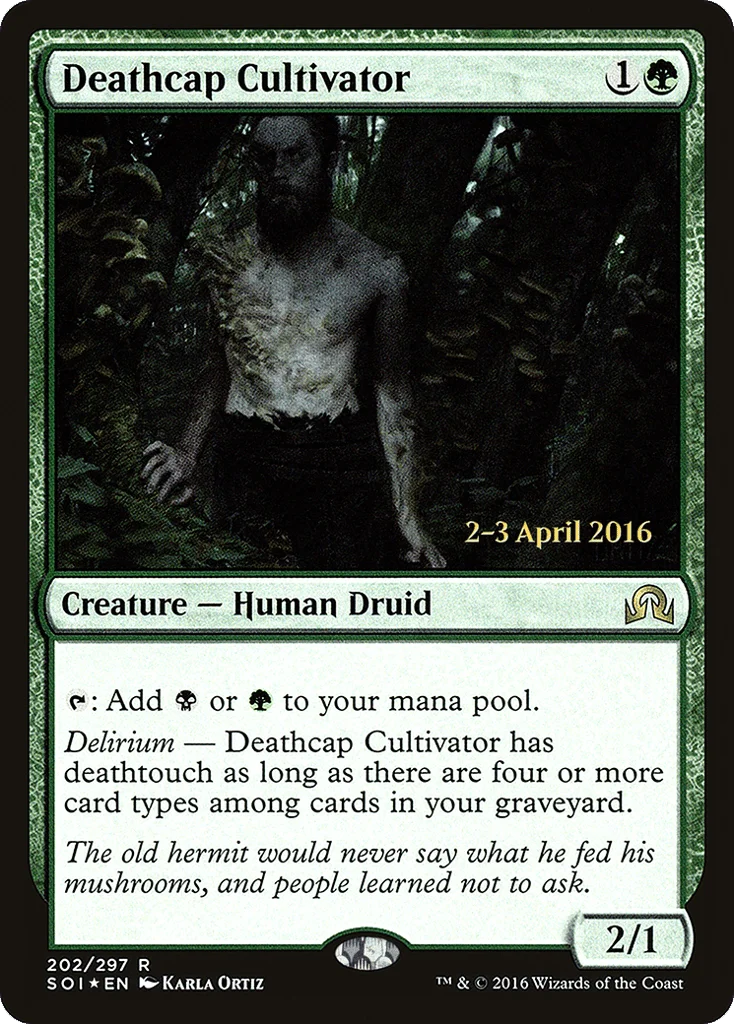 Deathcap Cultivator · Shadows over Innistrad Promos