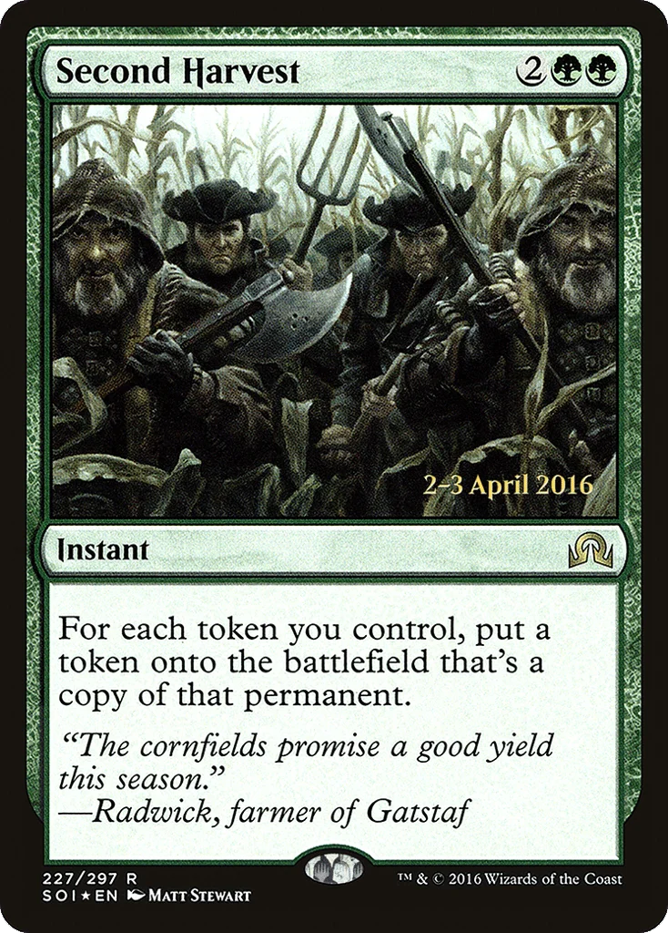 Second Harvest · Shadows over Innistrad Promos