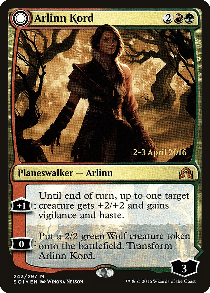 Arlinn Kord // Arlinn, Embraced by the Moon · Shadows over Innistrad Promos