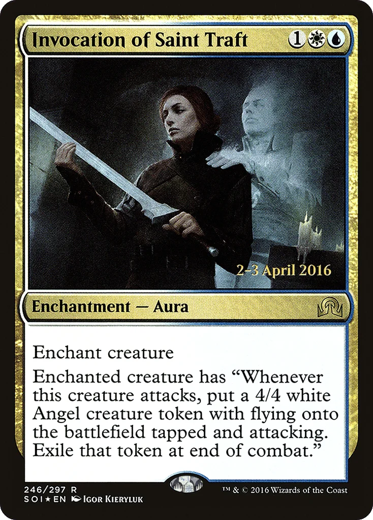 Invocation of Saint Traft · Shadows over Innistrad Promos