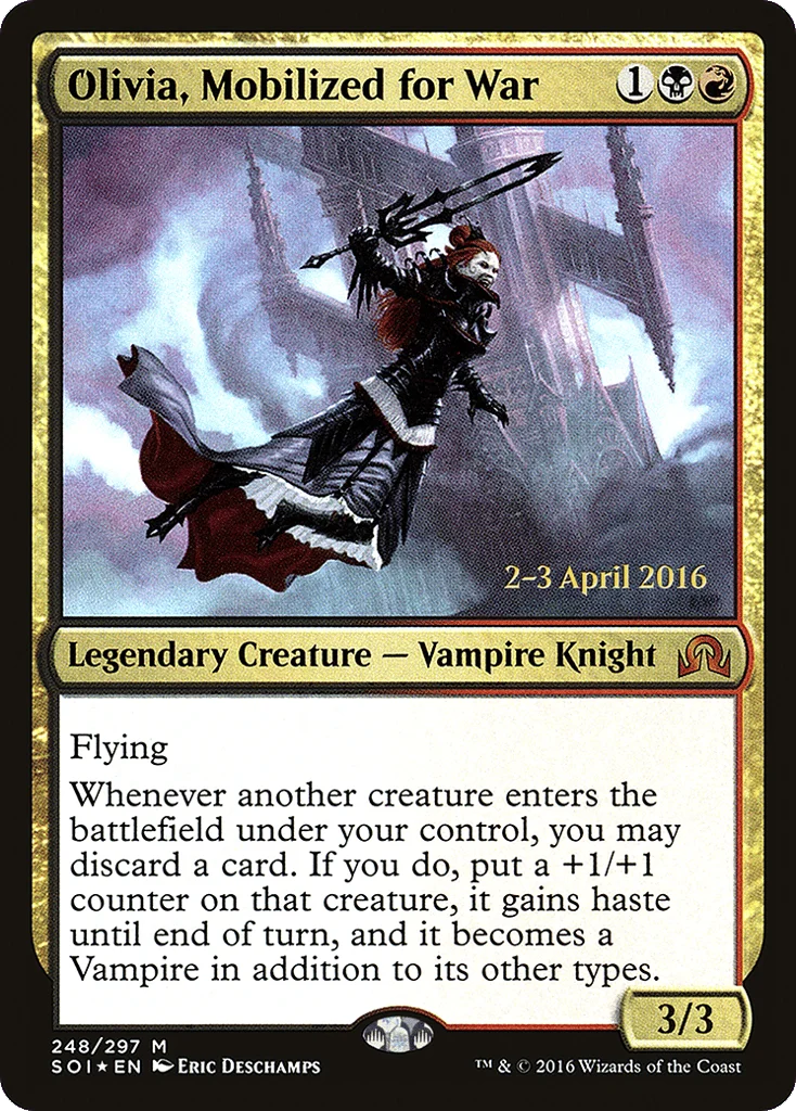 Olivia, Mobilized for War · Shadows over Innistrad Promos