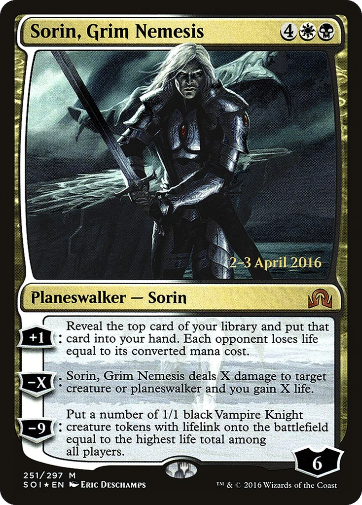 Sorin, Grim Nemesis · Shadows over Innistrad Promos