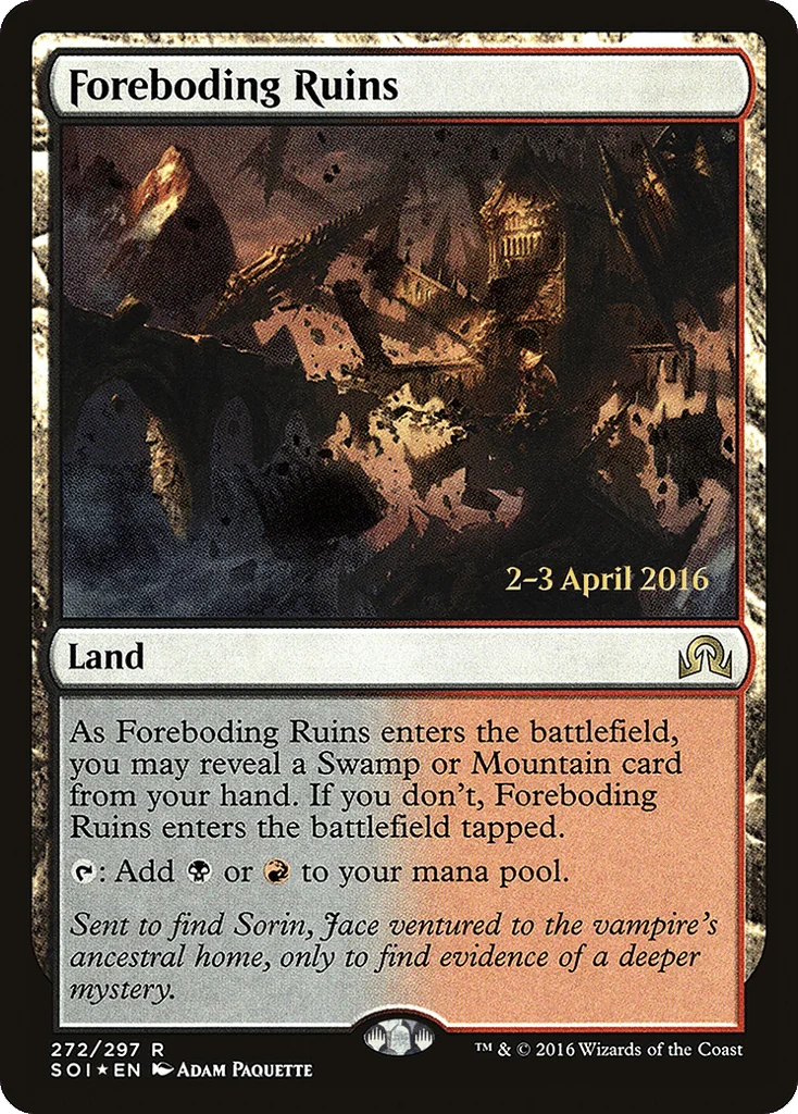 Foreboding Ruins · Shadows over Innistrad Promos