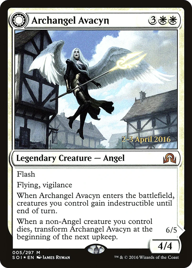 Archangel Avacyn // Avacyn, the Purifier · Shadows over Innistrad Promos