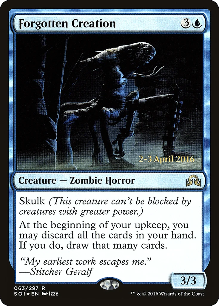 Forgotten Creation · Shadows over Innistrad Promos