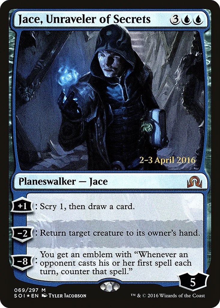 Jace, Unraveler of Secrets · Shadows over Innistrad Promos