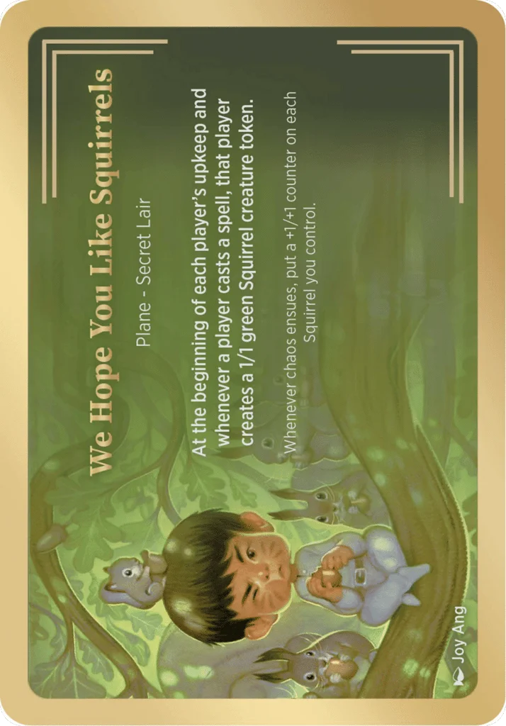 We Hope You Like Squirrels · Secret Lair Showcase Planes