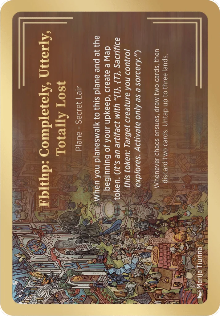 Fblthp: Completely, Utterly, Totally Lost · Secret Lair Showcase Planes