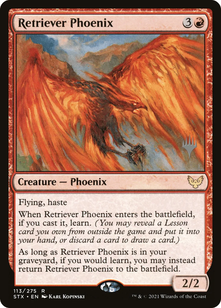 Retriever Phoenix · Strixhaven: School of Mages Promos