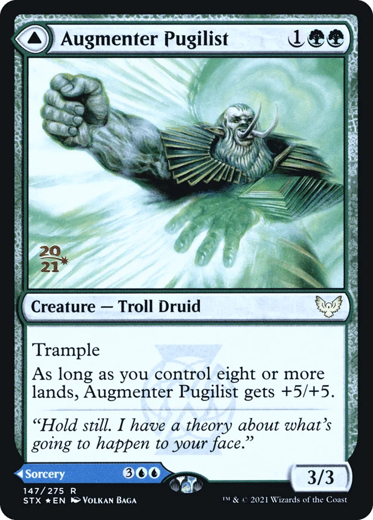 Augmenter Pugilist // Echoing Equation · Strixhaven: School of Mages Promos