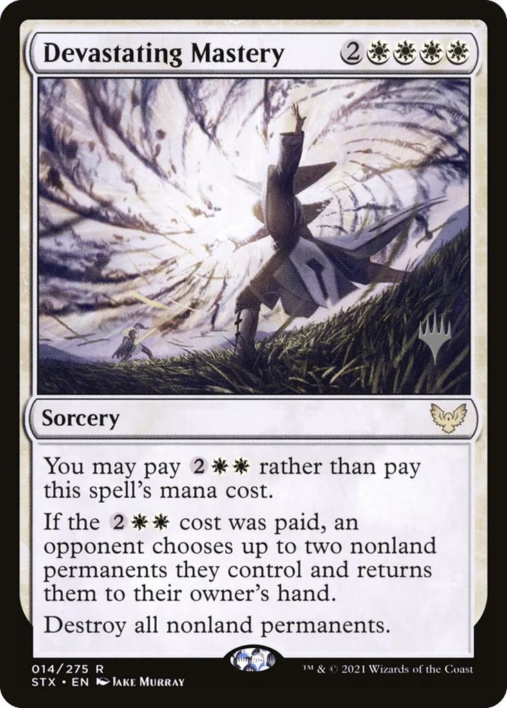 Devastating Mastery · Strixhaven: School of Mages Promos